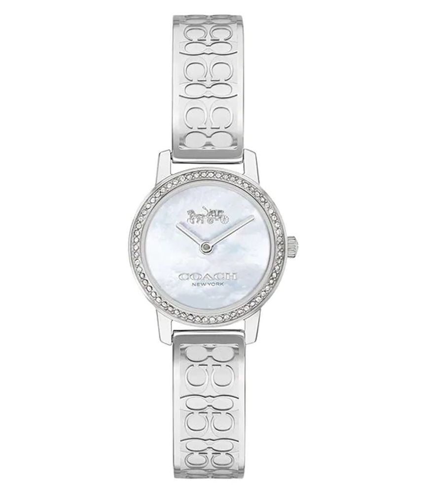 Coach Madison White Dial Silver Steel Strap Watch for Women - 14502201 Authentic Buy Shop Now