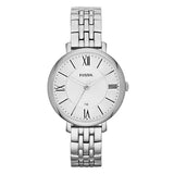 Fossil Jacqueline White Dial Silver Steel Strap Watch for Women - ES3920 Authentic Buy Shop Now