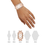 Michael Kors Emery Three-Hand Crystals Silver Dial Rose Gold Steel Strap Watch for Women - MK4641 Authentic Buy Shop Now