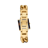 Michael Kors Chain Lock Analog Silver Dial Two Tone Steel Strap Watch for Women - MK4808 Authentic Buy Shop Now