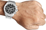 Hugo Boss Ikon Black Dial Silver Steel Strap Watch for Men - 1512965 Authentic Buy Shop Now