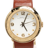 Marc Jacobs Amy White Dial Brown Leather Strap Watch for Women - MBM8574 Authentic Buy Shop Now
