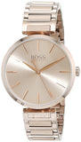 Hugo Boss Allusion Rose Gold Dial Rose Gold Steel Strap Watch For Women - 1502418 Authentic Buy Shop Now