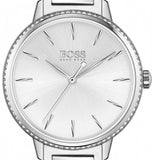 Hugo Boss Signature Silver Dial Silver Steel Strap Watch for Women - 1502539 Authentic Buy Shop Now