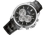 Hugo Boss Driver Black Dial Black Leather Strap Watch for Men - 1512879 Authentic Buy Shop Now