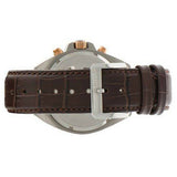 Hugo Boss Driver Chronograph Silver Dial Brown Leather Strap Watch For Men - 1512881 Authentic Buy Shop Now