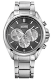 Hugo Boss Driver Black Dial Silver Steel Strap Watch for Men - 1512883 Authentic Buy Shop Now