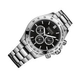 Hugo Boss Ikon Black Dial Silver Steel Strap Watch for Men - 1512965 Authentic Buy Shop Now