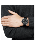 Hugo Boss Ikon Grey Dial Black Leather Strap Watch for Men - 1513177 Authentic Buy Shop Now