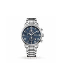 Hugo Boss Aeroliner Blue Dial Silver Steel Strap Watch for Men - 1513183 Authentic Buy Shop Now