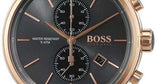 Hugo Boss Jet Grey Dial Brown Leather Strap Watch for Men - 1513281 Authentic Buy Shop Now
