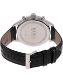 Hugo Boss Companion Black Dial Black Leather Strap Watch for Men - 1513543 Authentic Buy Shop Now