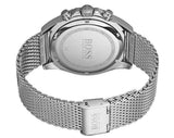 Hugo Boss Ocean Edition Black Dial Silver Mesh Bracelet Watch for Men - 1513701 Authentic Buy Shop Now