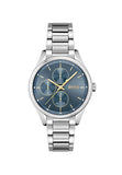Hugo Boss Grand Course Blue Dial Silver Steel Strap Watch for Women - 1502583 Authentic Buy Shop Now
