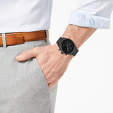 Hugo Boss Grand Prix Black Dial Black Steel Strap Watch for Men - 1513676 Authentic Buy Shop Now