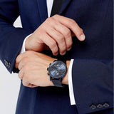 Hugo Boss Navigator Chronograph Blue Dial Blue Mesh Bracelet Watch for Men - 1513538 Authentic Buy Shop Now