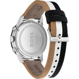 Hugo Boss Allure Chronograph Black Dial Multicolor Nylon Strap Watch for Men - 1513963 Authentic Buy Shop Now