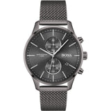 Hugo Boss Associate Grey Dial Grey Mesh Bracelet Watch for Men - 1513870 Authentic Buy Shop Now