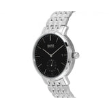 Hugo Boss Corporal Black Dial Silver Mesh Bracelet Watch for Men - 1513641 Authentic Buy Shop Now