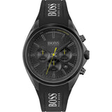 Hugo Boss Distinct Black Dial Black Silicone Strap Watch for Men - 1513859 Authentic Buy Shop Now