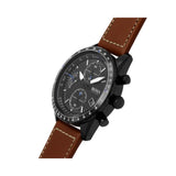 Hugo Boss Pilot Black Dial Brown Leather Strap Watch for Men - 1513851 Authentic Buy Shop Now