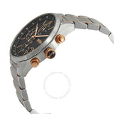 Hugo Boss Grand Prix Black Dial Two Tone Steel Strap Watch for Men - 1513473 Authentic Buy Shop Now