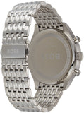 Hugo Boss Gregor Chronograph Black Dial Silver Steel Strap Watch For Men - 1514082 Authentic Buy Shop Now