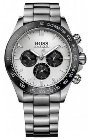 Hugo Boss Ikon White Dial Silver Steel Strap Watch for Men - 1512964 Authentic Buy Shop Now