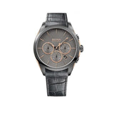 Hugo Boss Onyx Grey Dial Black Leather Strap Watch for Men - 1513366 Authentic Buy Shop Now