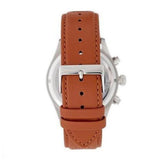 Hugo Boss Grand Prix White Dial Brown Leather Strap Watch for Men - 1513475 Authentic Buy Shop Now