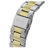 Hugo Boss Admiral Black Dial Two Tone Steel Strap Watch for Men - 1513908 Authentic Buy Shop Now