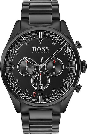 Hugo Boss Pioneer Black Dial Black Steel Strap Watch for Men - 1513714 Authentic Buy Shop Now