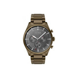 Hugo Boss Pioneer Quartz Gray Dial Brown Steel Strap Watch for Men - 1513715 Authentic Buy Shop Now