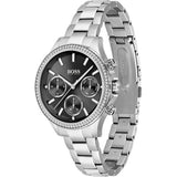 Hugo Boss Hera Black Dial Silver Steel Strap Watch for Women - 1502593 Authentic Buy Shop Now