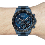 Hugo Boss Hero Sport Lux Blue Dial Blue Steel Strap Watch for Men - 1513758 Authentic Buy Shop Now