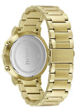 Hugo Boss Integrity Chronograph Grey Dial Gold Steel Strap Watch for Men - 1513781 Authentic Buy Shop Now
