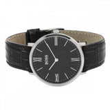 Hugo Boss Jackson Black Dial Black Leather Strap Watch for Men - 1513369 Authentic Buy Shop Now