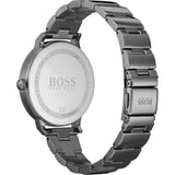 Hugo Boss Spirit Chronograph Grey Dial Grey Steel Strap Watch for Men - 1513695 Authentic Buy Shop Now