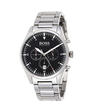 Hugo Boss Pioneer Black Dial Silver Steel Strap Watch for Men - 1513712 Authentic Buy Shop Now