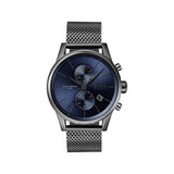 Hugo Boss Jet Blue Dial Gunmetal Mesh Bracelet Watch for Men - 1513677 Authentic Buy Shop Now