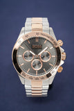 Hugo Boss Ikon Grey Dial Two Tone Steel Strap Watch for Men - 1513339 Authentic Buy Shop Now