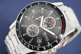 Hugo Boss Rafale Chronograph Black Dial Silver Steel Strap Watch for Men - 1513509 Authentic Buy Shop Now