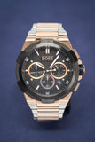 Hugo Boss Supernova Black Dial Two Tone Steel Strap Watch for Men - 1513358 Authentic Buy Shop Now