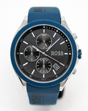 Hugo Boss Velocity Black Dial Blue Rubber Strap Watch for Men - 1513717 Authentic Buy Shop Now