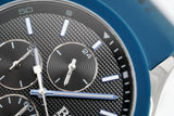 Hugo Boss Velocity Black Dial Blue Rubber Strap Watch for Men - 1513717 Authentic Buy Shop Now