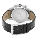 Hugo Boss Rafale Chronograph Blue Dial Black Leather Strap Watch For Men - 1513391 Authentic Buy Shop Now