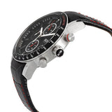 Hugo Boss Rafale Chronograph Black Dial Black Leather Strap Watch For Men - 1513390 Authentic Buy Shop Now