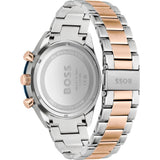 Hugo Boss Santiago Blue Dial Two Tone Steel Strap Watch for Men - 1513937 Authentic Buy Shop Now