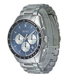 Hugo Boss Chronograph Blue Dial Silver Steel Strap Watch for Men - 1513630 Authentic Buy Shop Now