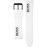 Hugo Boss Velocity Black Dial White Rubber Strap Watch for Men - 1513718 Authentic Buy Shop Now